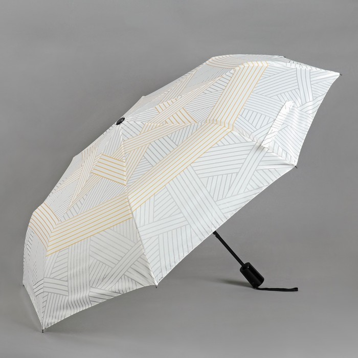 Зонт полуавтоматический "Звезда", R=50см, цвет бежевый