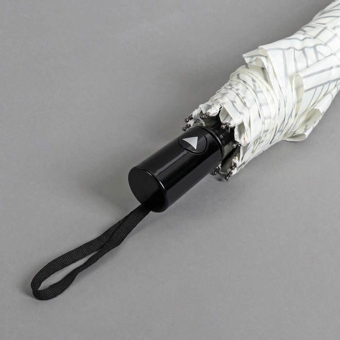 Зонт полуавтоматический "Звезда", R=50см, цвет бежевый