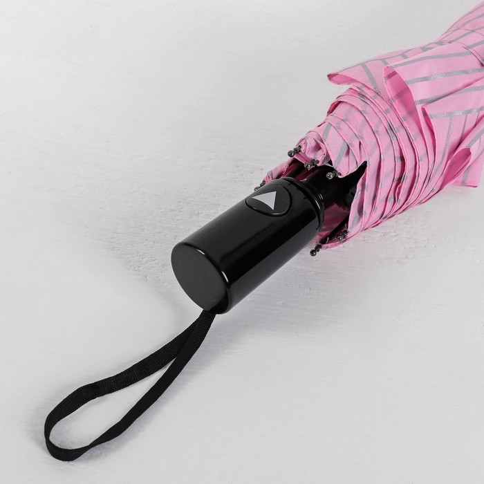 Зонт полуавтоматический "Звезда", R=50см, цвет розовый