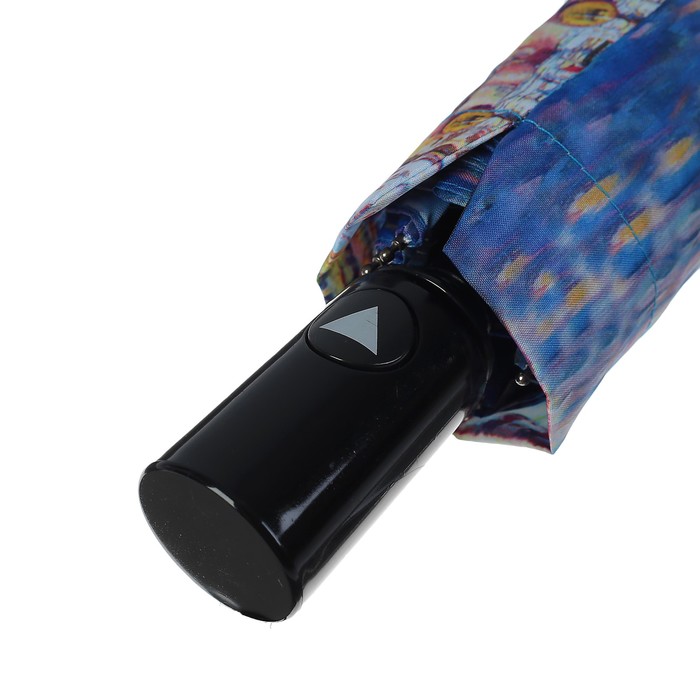 Зонт полуавтоматический "Венеция, набережная", R=50см, цвет синий