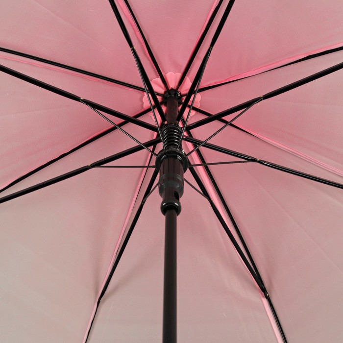 Зонт -трость "Градиент", полуавтоматический, R=46см, цвет розовый