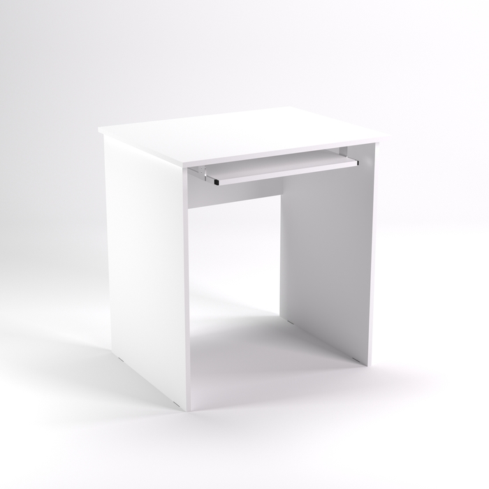 Стол компьютерный СК8.7, 800х680х750 мм, белый шагр