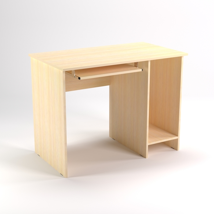 Стол компьютерный нишей СК11.7, 1100х680х750 мм, клен