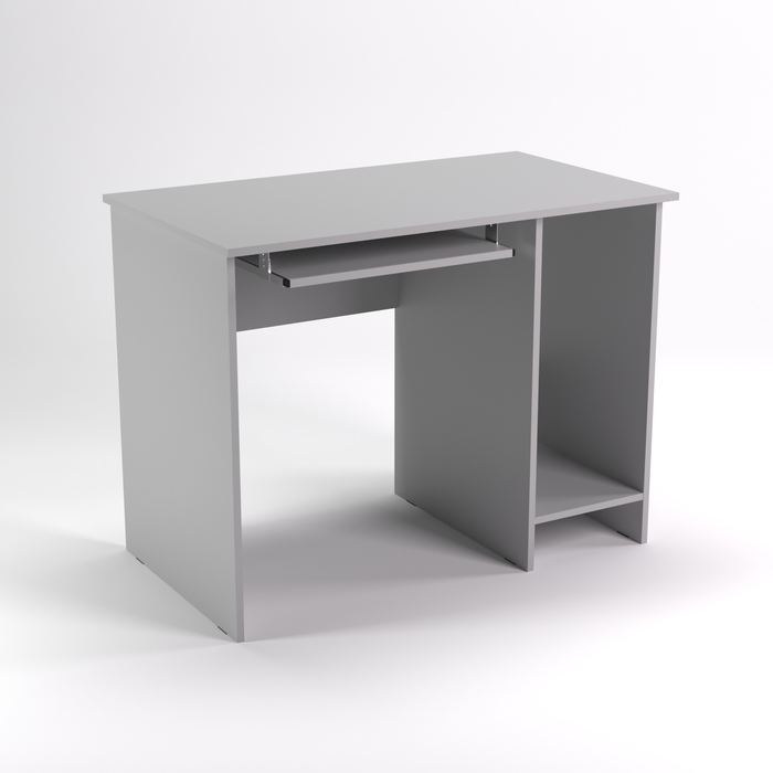 Стол компьютерный нишей СК11.7, 1100х680х750 мм, серый