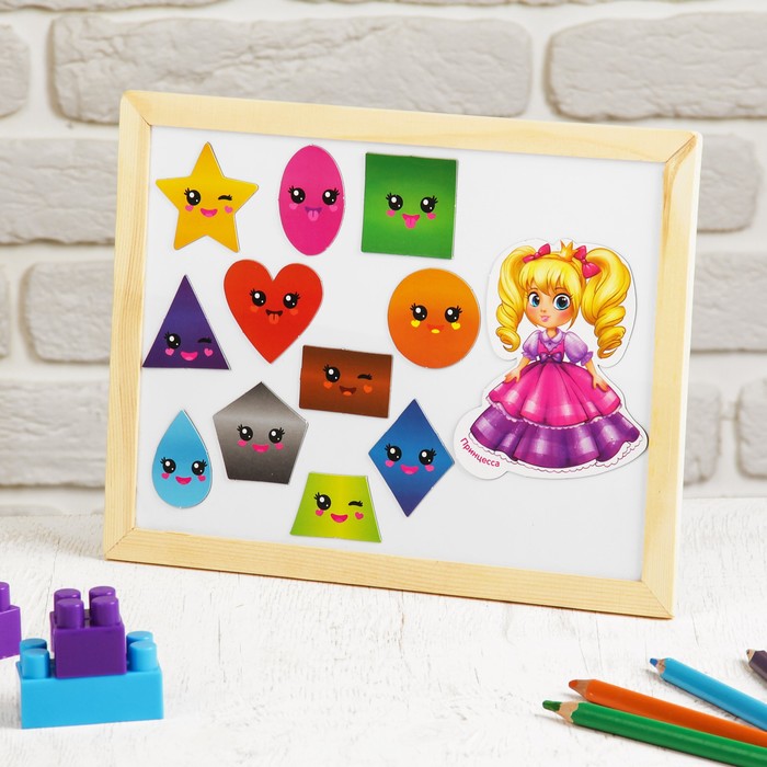 Набор магнитов "Веселые формы"