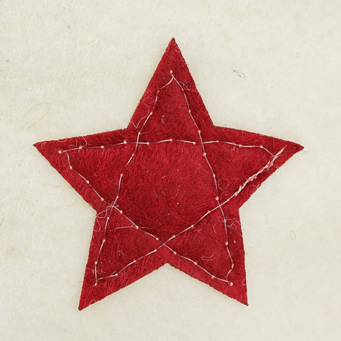 Шапка банная "Буденовка", белая