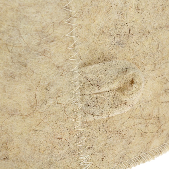 Шапка банная "100% мужик" с аппликацией