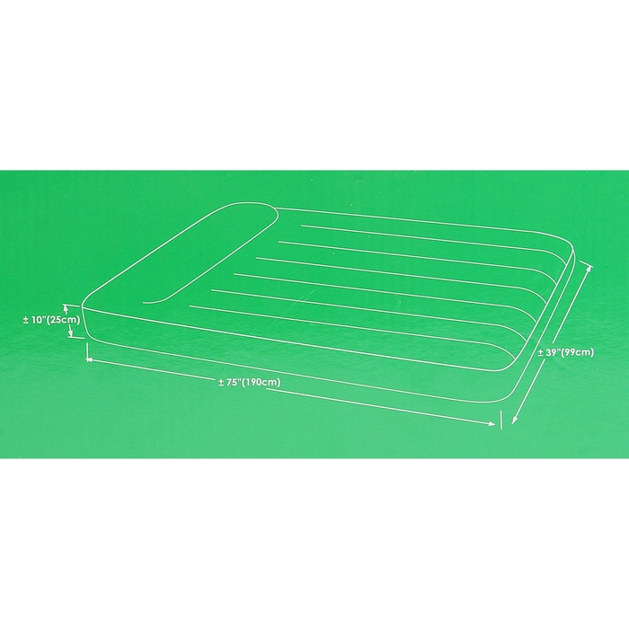 Кровать односпальная надувная, со спальником