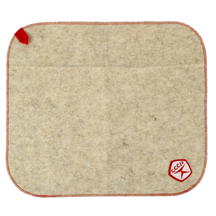 Набор банный "Пионер" (шапка, рукавица, коврик)