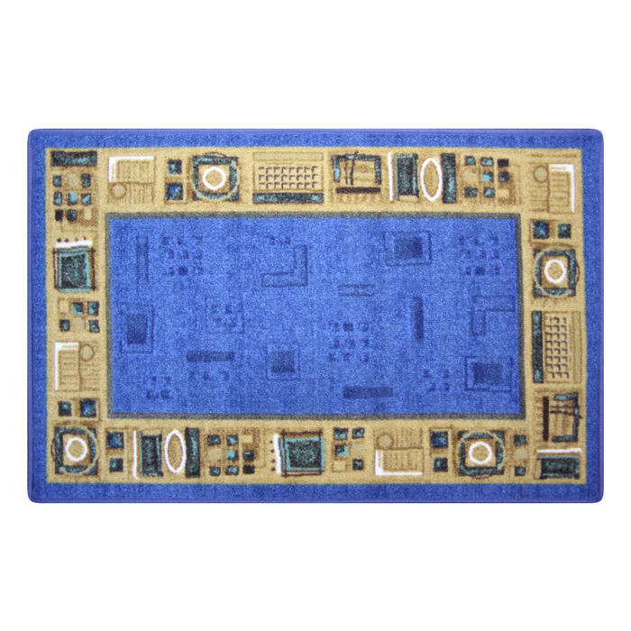 Коврик "Нью Соса", полипропилен, основа резина, 57х90 см, 012