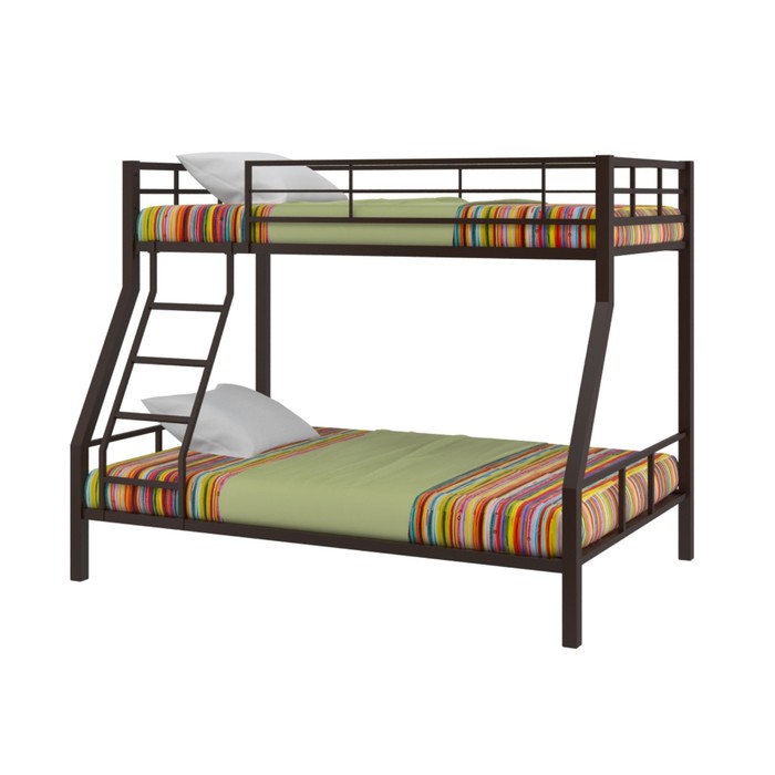 Двухъярусная кровать "Гранада 1", 1980х1260х1620 мм, коричневый