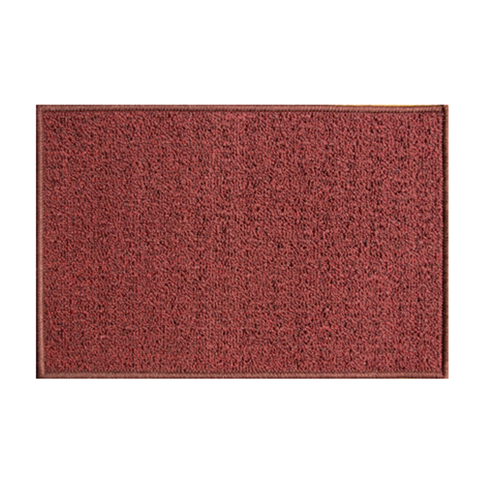 Коврик придверный "Детройт", полипропилен, 50х80 см, бордовый