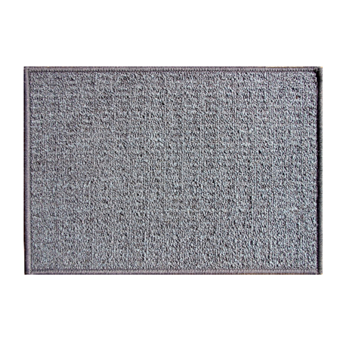 Коврик придверный "Детройт", полипропилен, 80х120 см, серый
