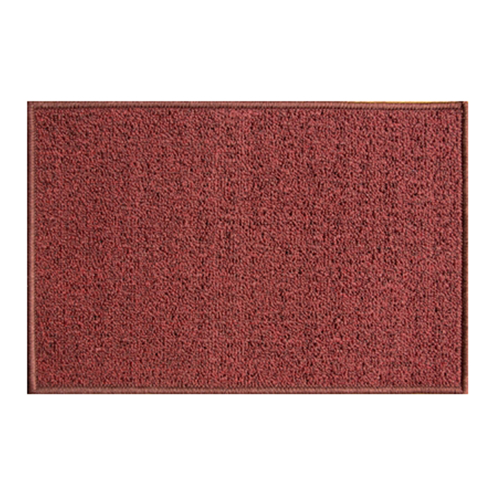 Коврик придверный "Детройт", полипропилен, 80х120 см, бордовый
