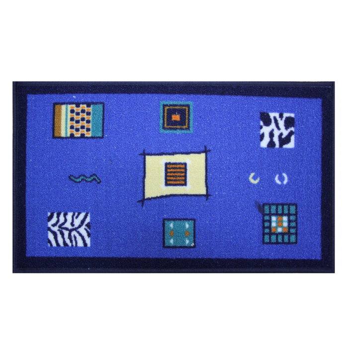 Коврик "Нью Соса", полипропилен, основа резина, 40х70 см, 015