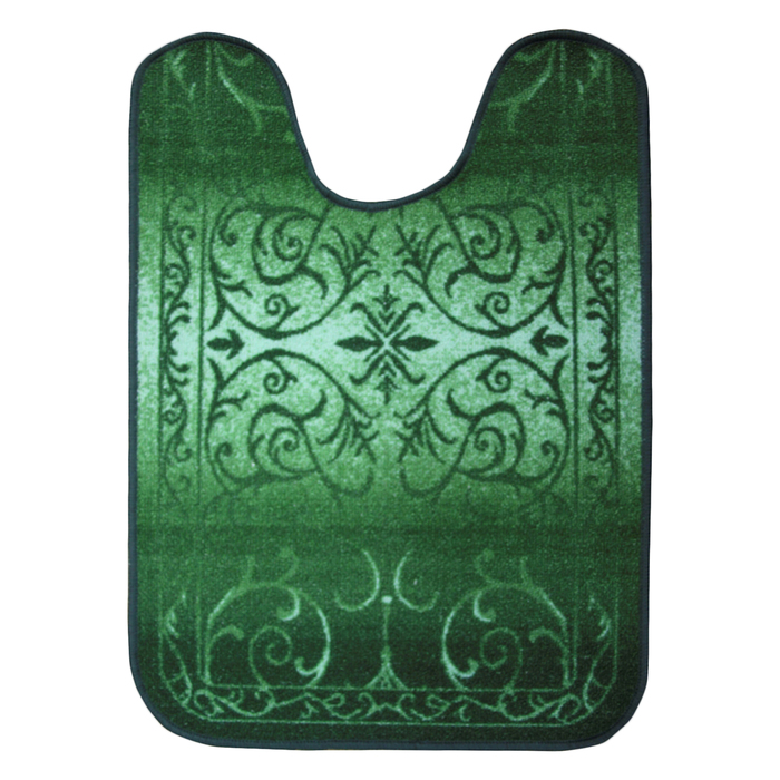 Коврик "Нью Соса" с вырезом под унитаз, полипропилен, основа резина, 57х80 см, 001