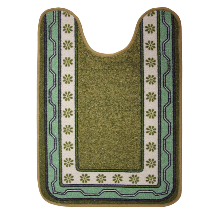 Коврик "Нью Соса" с вырезом под унитаз, полипропилен, основа резина, 57х80 см, 004