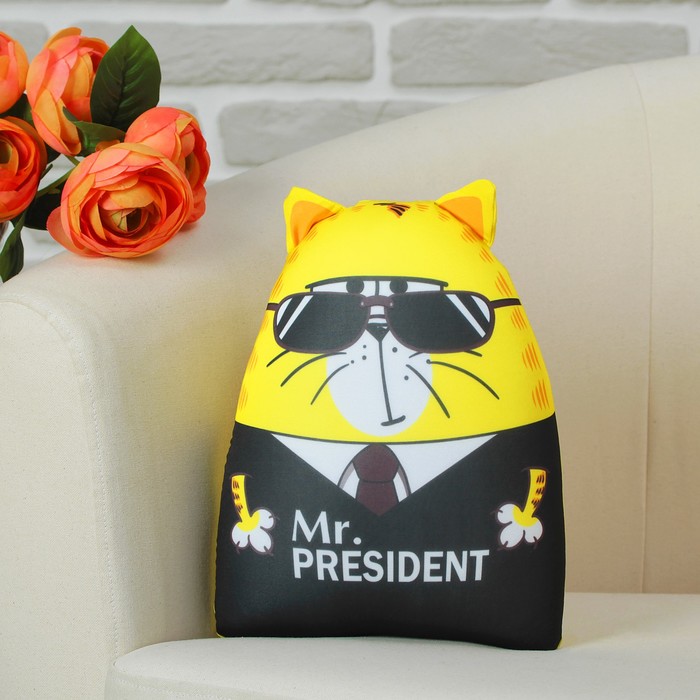 Мягкая игрушка-антистресс Котэ "Mr. PRESIDENT"