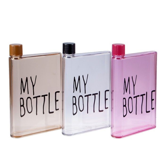 Фляга пластиковая "My bottle" микс