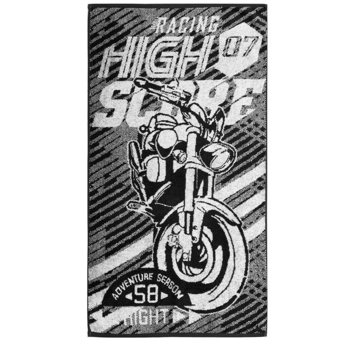 Полотенце махровое "Этель" Скорость 50х90 см, 100% хл, 420 гр/м2