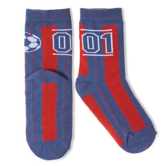 Носки Collorista "Номер 1" 18-20см (7-9лет), 80% хл.,17% п/а, 3% эл.