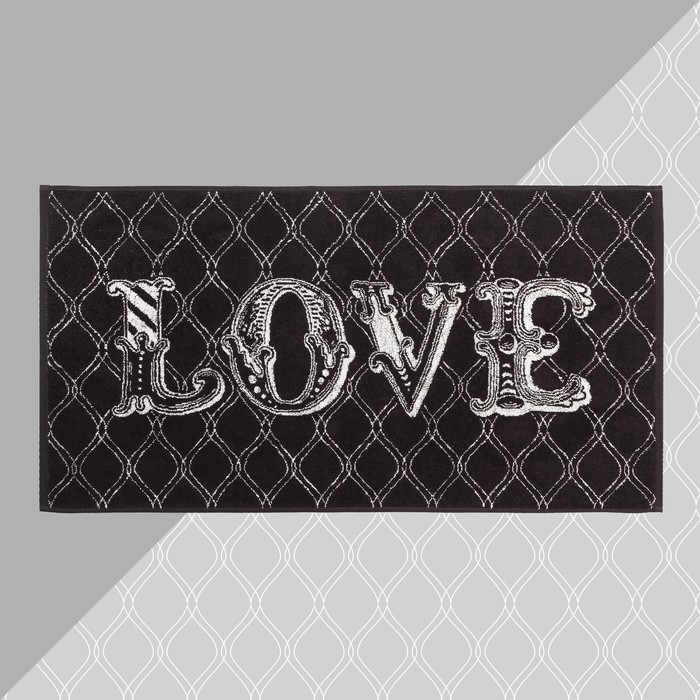 Полотенце махровое "Этель" Любовь 50х90 см, 100% хл, 420 гр/м2