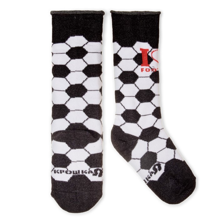 Гольфы Крошка Я "I love football" 8-10 см, 6-9 мес , 80% хл.,17% п/а, 3% эл.