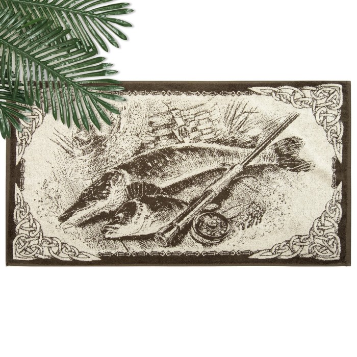 Полотенце махровое "Этель" Рыбалка 50х90 см, 100% хл, 420 гр/м2