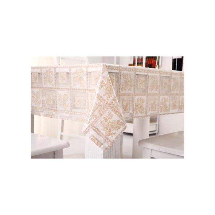 Клеенка столовая Lace "Ажурная" (рулон 22 метра), ширина 132 см, мод. JXL026A