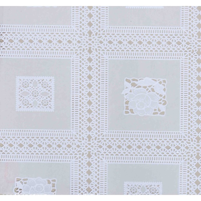 Клеенка столовая Lace "Ажурная" (рулон 22 метра), ширина 132 см, мод. TF4708