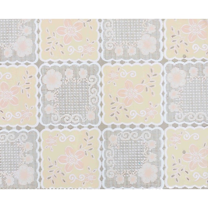 Клеенка столовая Lace "Ажурная" (рулон 22 метра), ширина 132 см, мод. TF8101