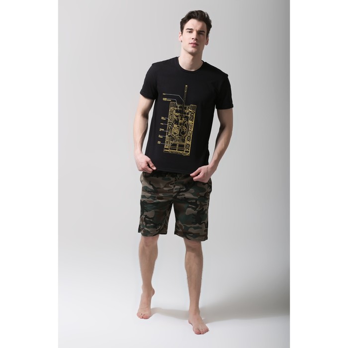 Пижама мужская KAFTAN "Танк" р-р 3XL (54-56), 100% хл.