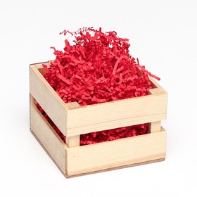 Наполнитель бумажный, красный-коралловый, 500 г