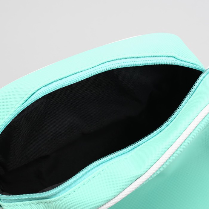 Сумка молод Стиляга, 22*8*25см, отд на молнии, 2 н/кармана, регул ремень, мятный