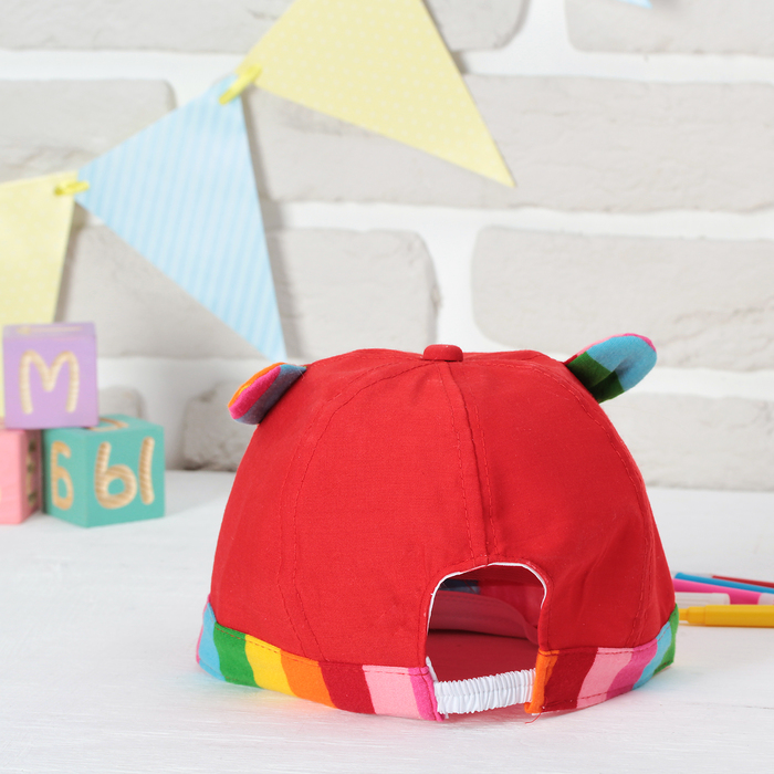 Кепка детская "Панда", обхват головы 40 см, цвета МИКС