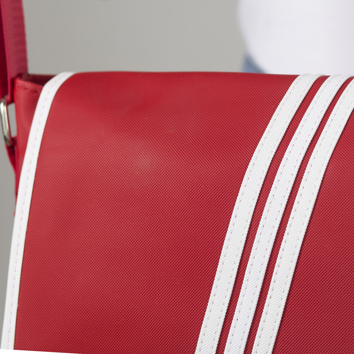 Сумка молод Сити, 24*10*27см, отд на молнии, н/карман, регул ремень, красный