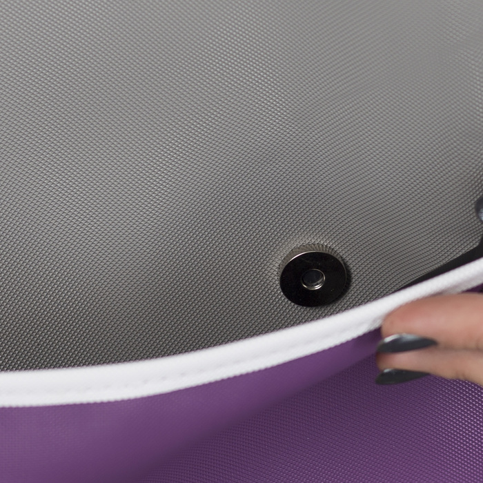 Сумка молод Гаджет, 33*12*26см, отд на молнии, н/карман, регул ремень, сиреневый