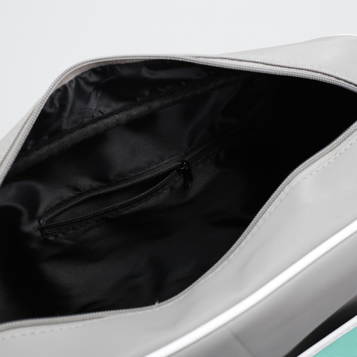 Сумка молод Гаджет, 33*12*26см, отд на молнии, н/карман, регул ремень, мятный