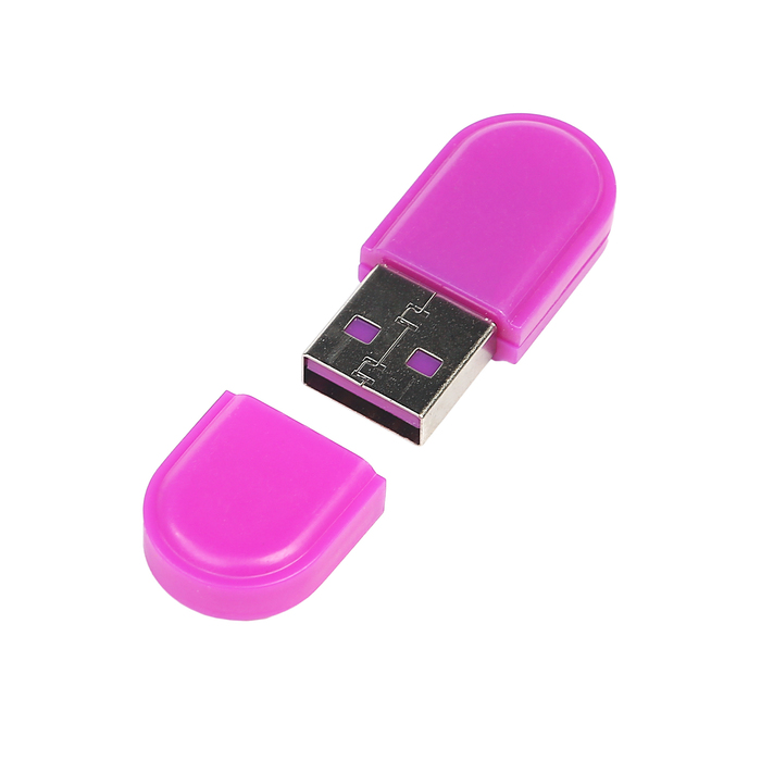 Картридер microSD, пластик, МИКС