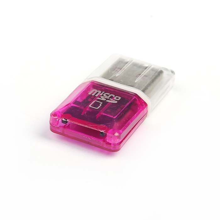 Картридер microSD, цвет МИКС