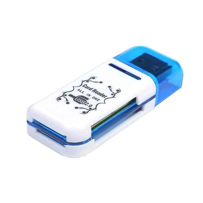 Картридер универсальный, SD, microSD, MS, M2, цвет МИКС