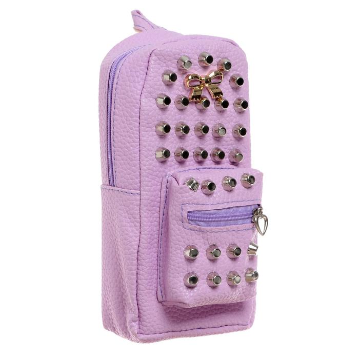 Пенал школьный на молнии МИКС Совы