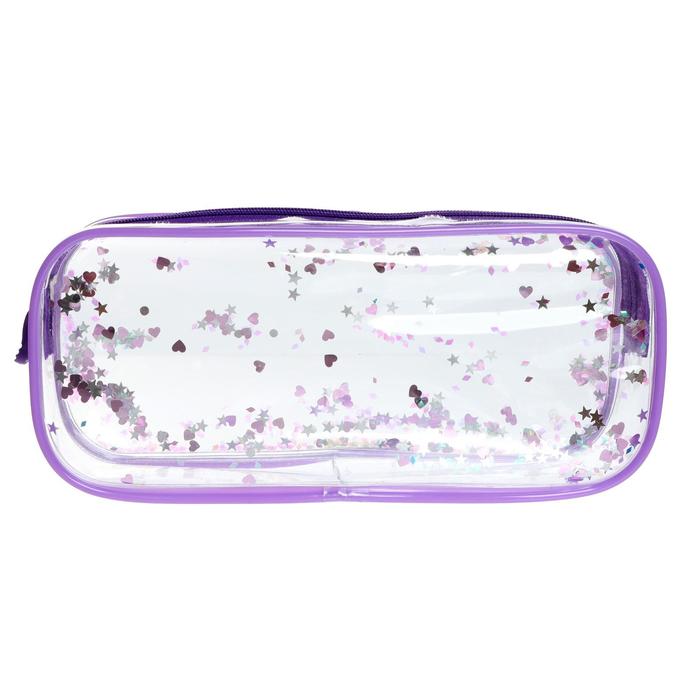 Пенал школьный на молнии МИКС Мишки 2отделения