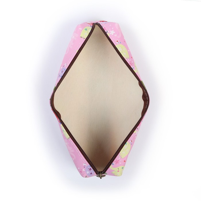 Пенал школьный на молнии МИКС Слоники