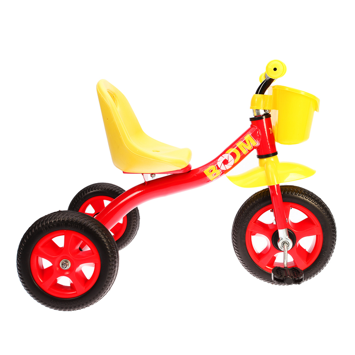 Велосипед трехколесный Micio Boom 2018, цвет красный/желтый