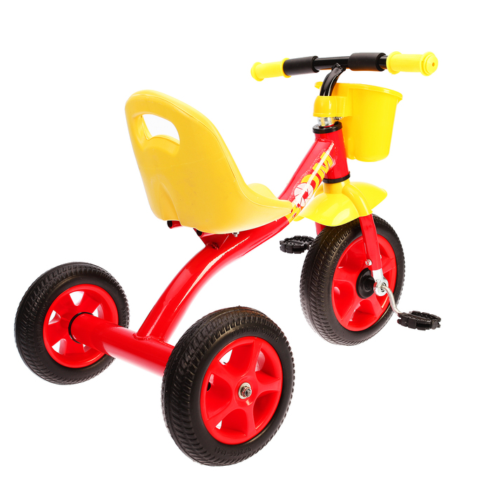 Велосипед трехколесный Micio Boom 2018, цвет красный/желтый