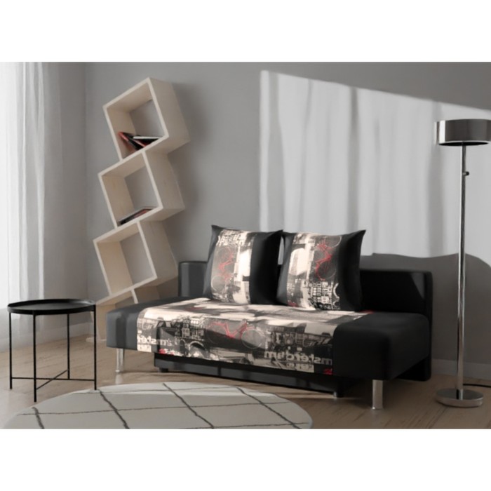 Диван "Марлин", бельевой ящик, еврокнижка, пружины змейка, цвет амстердам сепия