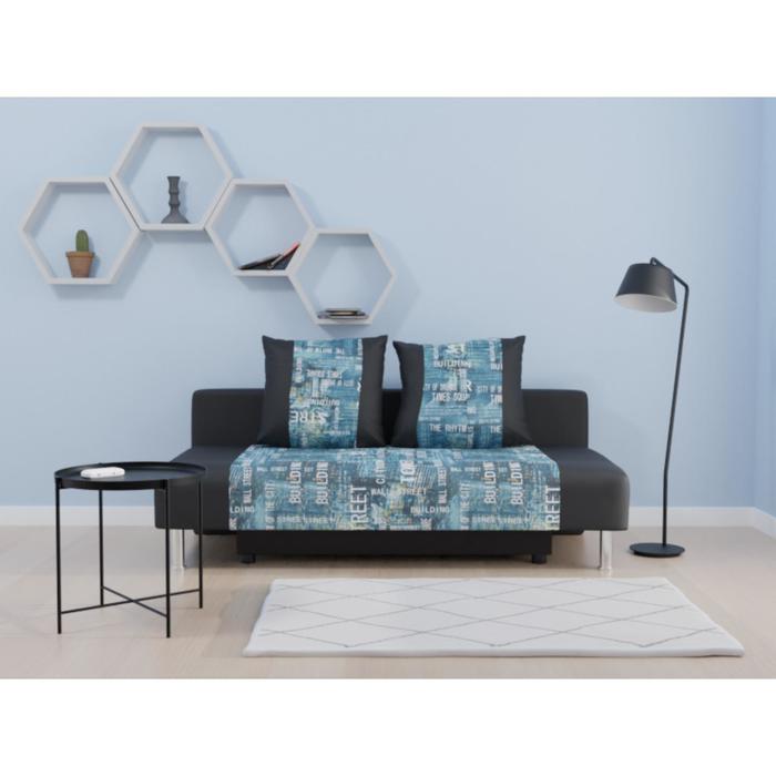 Диван «Марлин», механизм «еврокнижка», пружины «змейка», обивка «мьюзик азур»