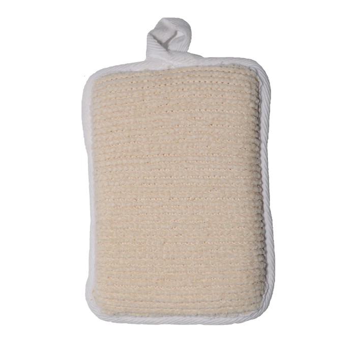 Мочалка Beauty Format натуральная брус, хлопковый шенилл (58715-7244)