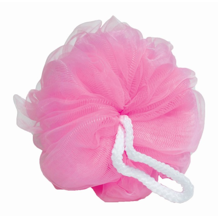 Мочалка Beauty Format "ШАР", синтетика с органзой (58719-7248)